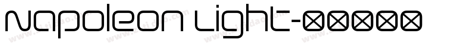 Napoleon Light字体转换